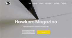 Desktop Screenshot of hawkersmag.com